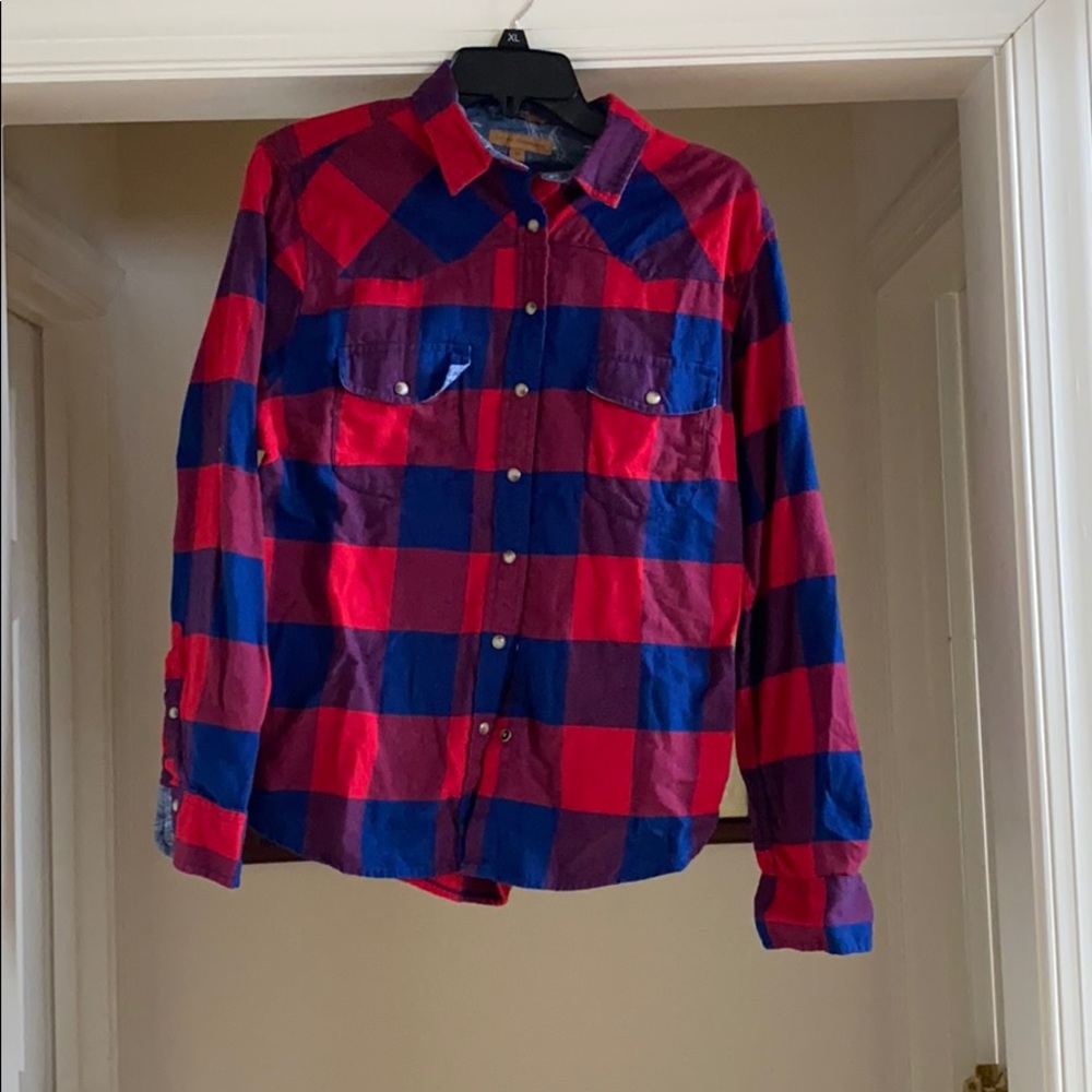 Red and Blue Women’s Flannel!